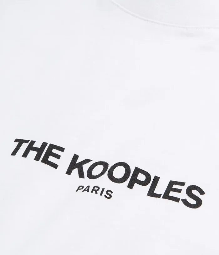 Women White Logo Tshirt THE KOOPLES Tshirts