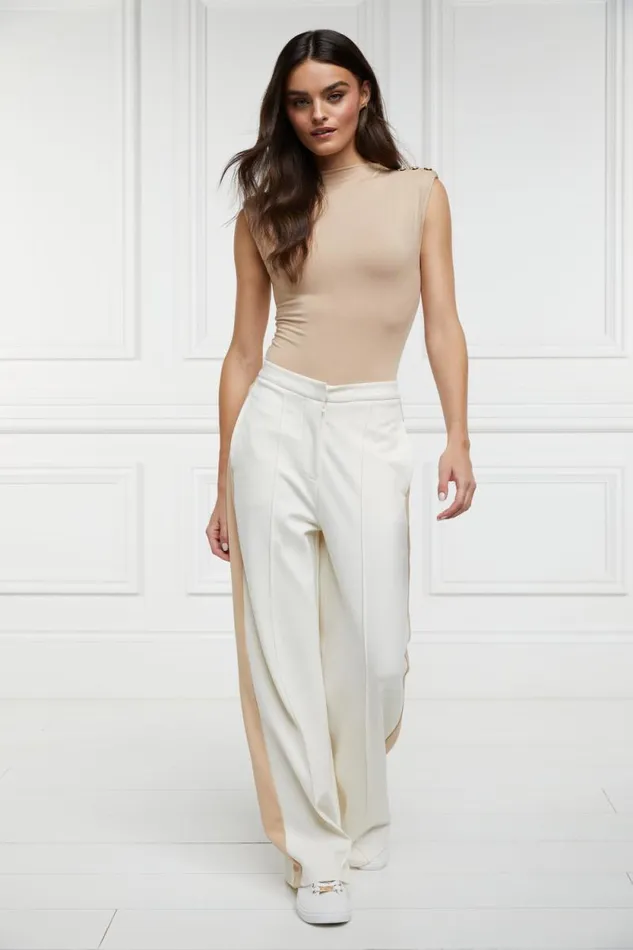 Women Wide Leg Pant Natural Holland Cooper Trousers