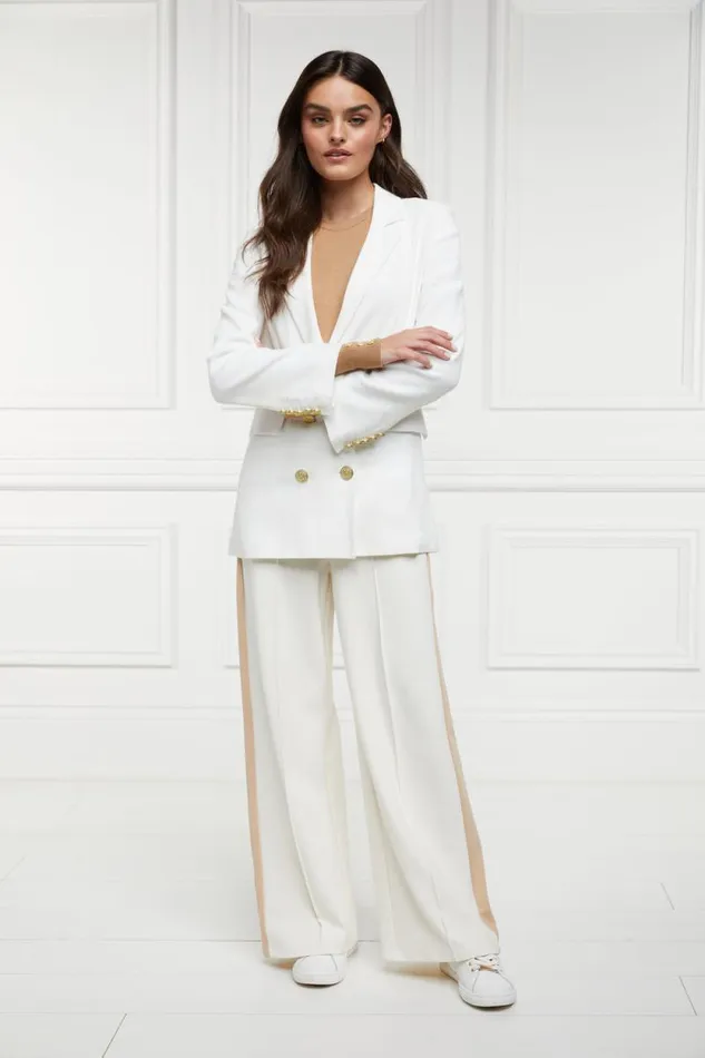 Women Wide Leg Pant Natural Holland Cooper Trousers Women Wide Leg Pant Natural Holland Cooper Trousers