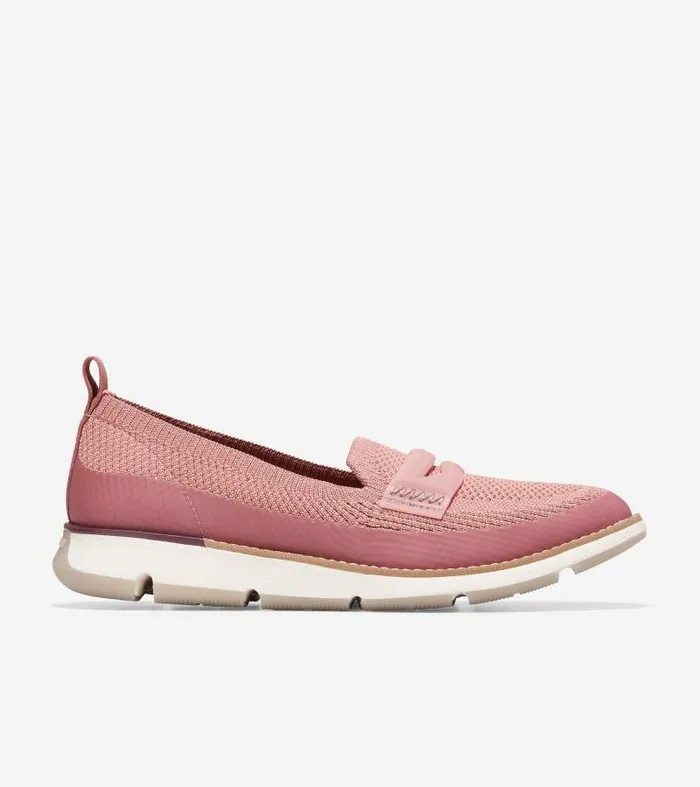 Women Women039s 4ZERGRAND Stitchlite Loafer Pink Cole Haan Loafers and Drivers