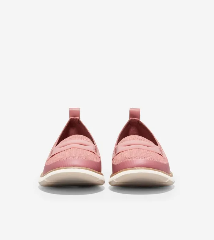 Women Women039s 4ZERGRAND Stitchlite Loafer Pink Cole Haan Loafers and Drivers
