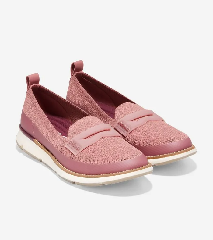 Women Women039s 4ZERGRAND Stitchlite Loafer Pink Cole Haan Loafers and Drivers