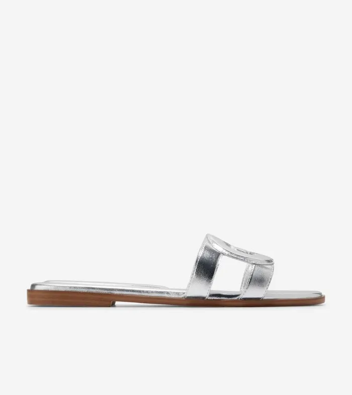 Women Women039s CHRISEE SANDAL Silver Cole Haan Sandals
