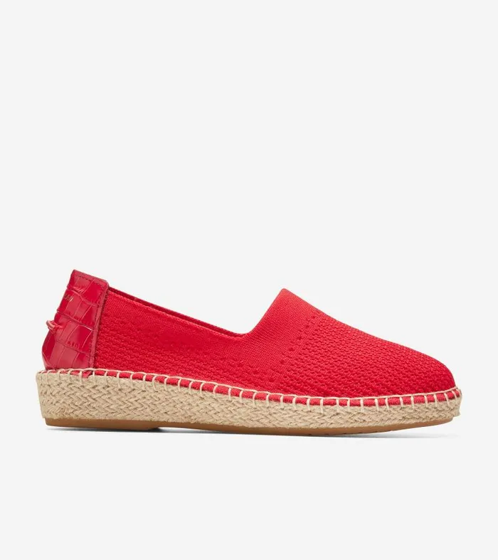 Women Women039s Cloudfeel Espadrille Loafer Red Cole Haan Espadrilles