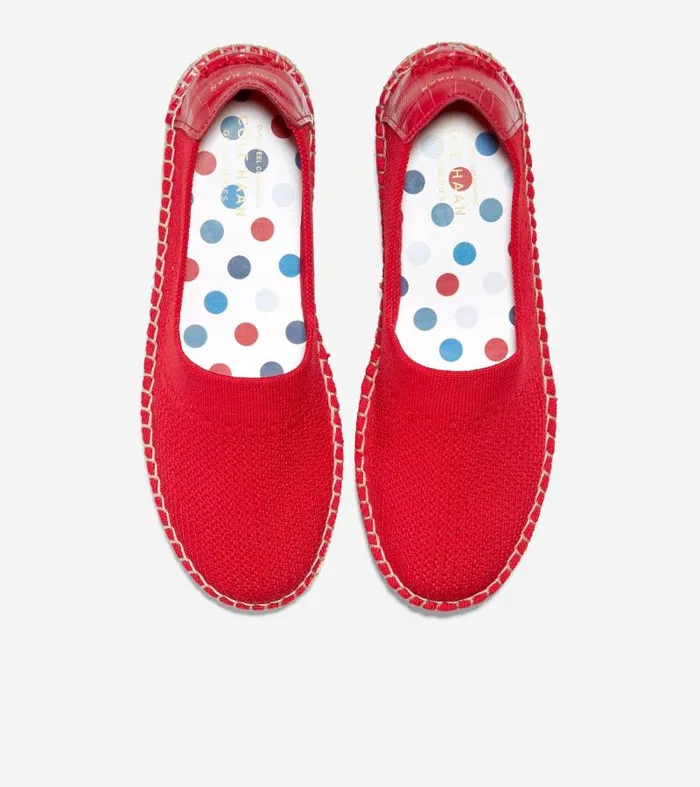 Women Women039s Cloudfeel Espadrille Loafer Red Cole Haan Espadrilles