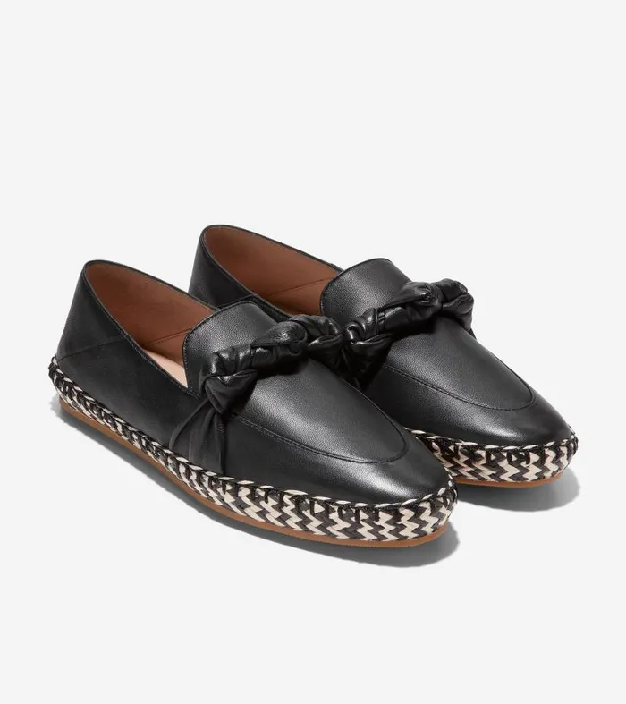 Women Women039s Cloudfeel Knotted Espadrille Black Cole Haan Loafers and Drivers Women Women039s Cloudfeel Knotted Espadrille Black Cole Haan Loafers and Drivers