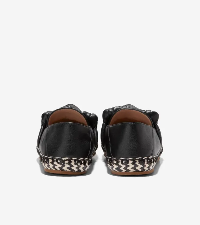 Women Women039s Cloudfeel Knotted Espadrille Black Cole Haan Loafers and Drivers Women Women039s Cloudfeel Knotted Espadrille Black Cole Haan Loafers and Drivers