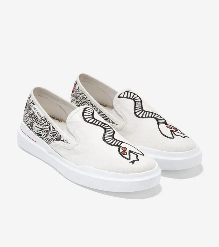 Women Women039s Cole Haan X Keith Haring GrandPr Rally SlipOn Sneaker White Cole Haan Sneakers Women Women039s Cole Haan X Keith Haring GrandPr Rally SlipOn Sneaker White Cole Haan Sneakers