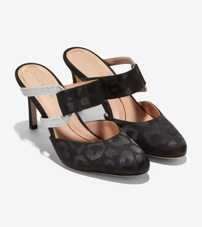 Women Women039s Gabbie Jewel Mule Black Cole Haan Pumps and Wedges