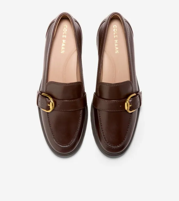Women Women039s Giana Buckle Loafers Brown Cole Haan Loafers and Drivers Women Women039s Giana Buckle Loafers Brown Cole Haan Loafers and Drivers