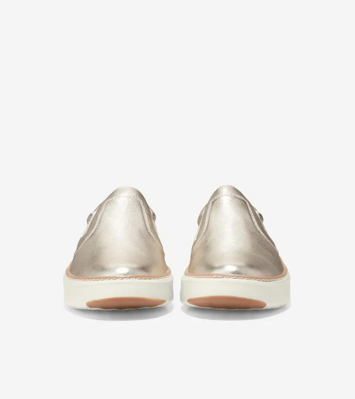 Women Women039s GrandPr Topspin SlipOn Sneaker Gold Cole Haan Sneakers Women Women039s GrandPr Topspin SlipOn Sneaker Gold Cole Haan Sneakers