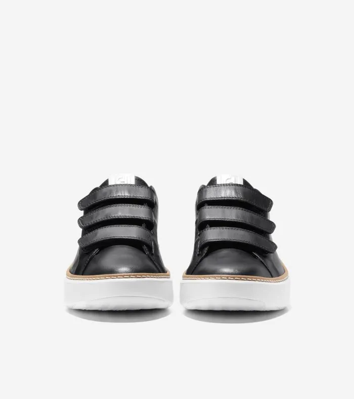 Women Women039s GrandPr Topspin Triple Strap Sneakers Black Cole Haan Sneakers