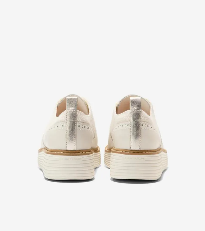 Women Women039s ORIGINALGRAND PLATFORM WINGTIP Beige Cole Haan Oxfords Women Women039s ORIGINALGRAND PLATFORM WINGTIP Beige Cole Haan Oxfords