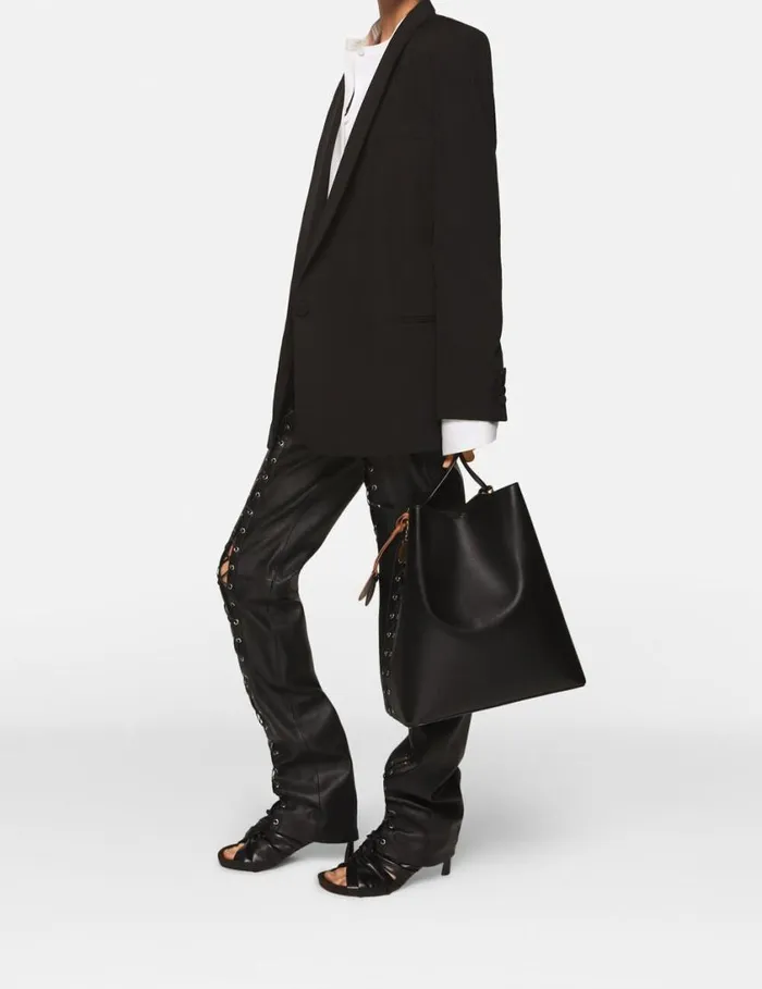 Women Wool Blazer With Shawl Lapels Midnight Black Stella McCartney Coats And Jackets Women Wool Blazer With Shawl Lapels Midnight Black Stella McCartney Coats And Jackets