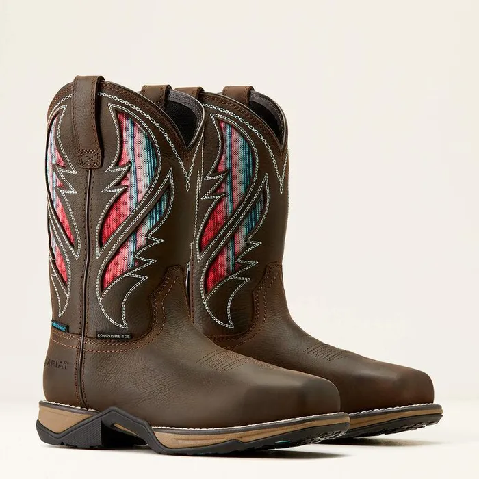 Women Work Boots and Shoes Ariat Anthem VentTEK Waterproof Composite Toe Work Boot Dark Chocolateserape Women Work Boots and Shoes Ariat Anthem VentTEK Waterproof Composite Toe Work Boot Dark Chocolateserape