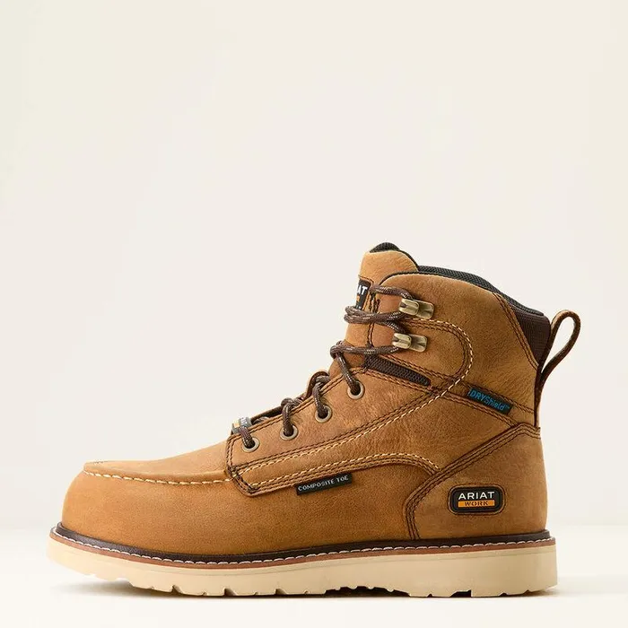 Women Work Boots and Shoes Ariat Rebar Wedge Moc Toe Waterproof Composite Toe Work Boot Antique Brown Women Work Boots and Shoes Ariat Rebar Wedge Moc Toe Waterproof Composite Toe Work Boot Antique Brown