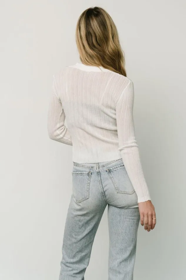 Women Zia Knit Top Off White Baltic Born Blouses and Shirts Women Zia Knit Top Off White Baltic Born Blouses and Shirts