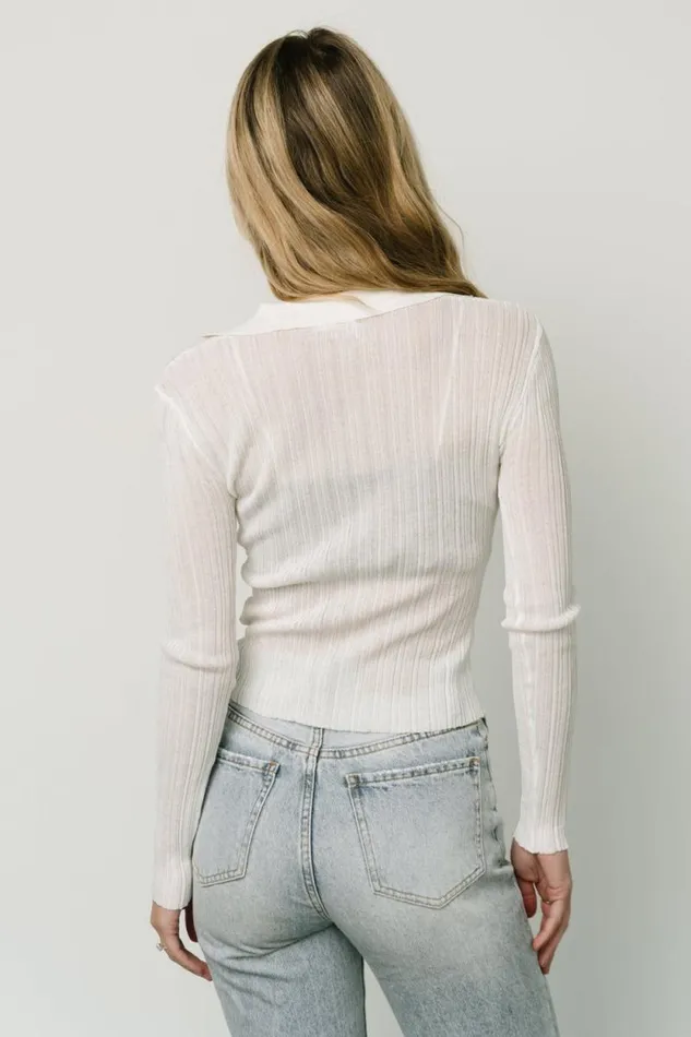 Women Zia Knit Top Off White Baltic Born Blouses and Shirts Women Zia Knit Top Off White Baltic Born Blouses and Shirts