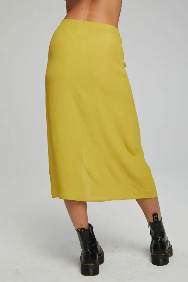 Womens Bottoms Chaser Brand Belle Midi Skirt 8211 Kiwi