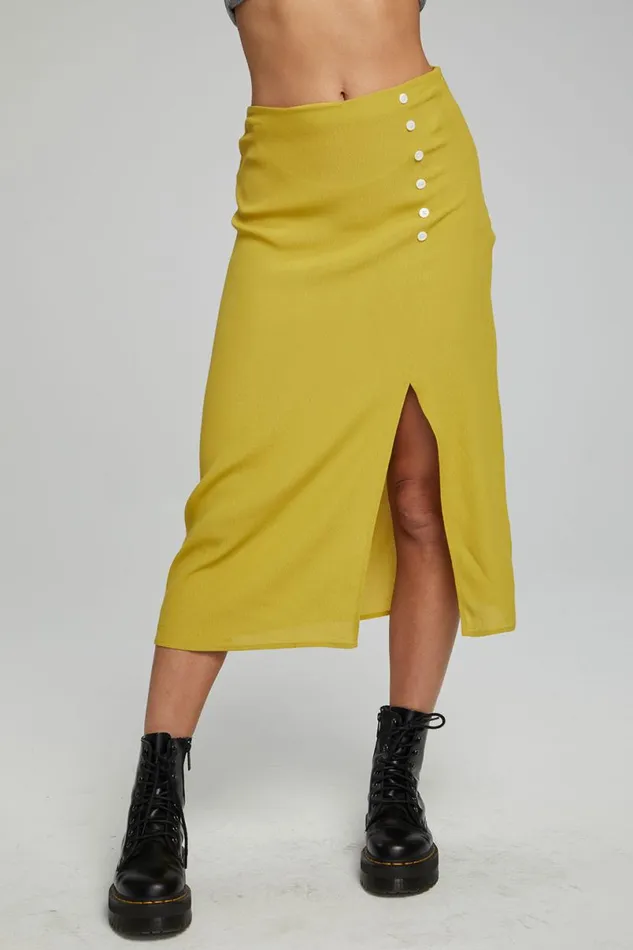 Womens Bottoms Chaser Brand Belle Midi Skirt 8211 Kiwi