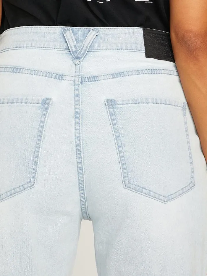 Womens Bottoms Volcom Stone Step High Rise Pants 8211 Allover Stone Light