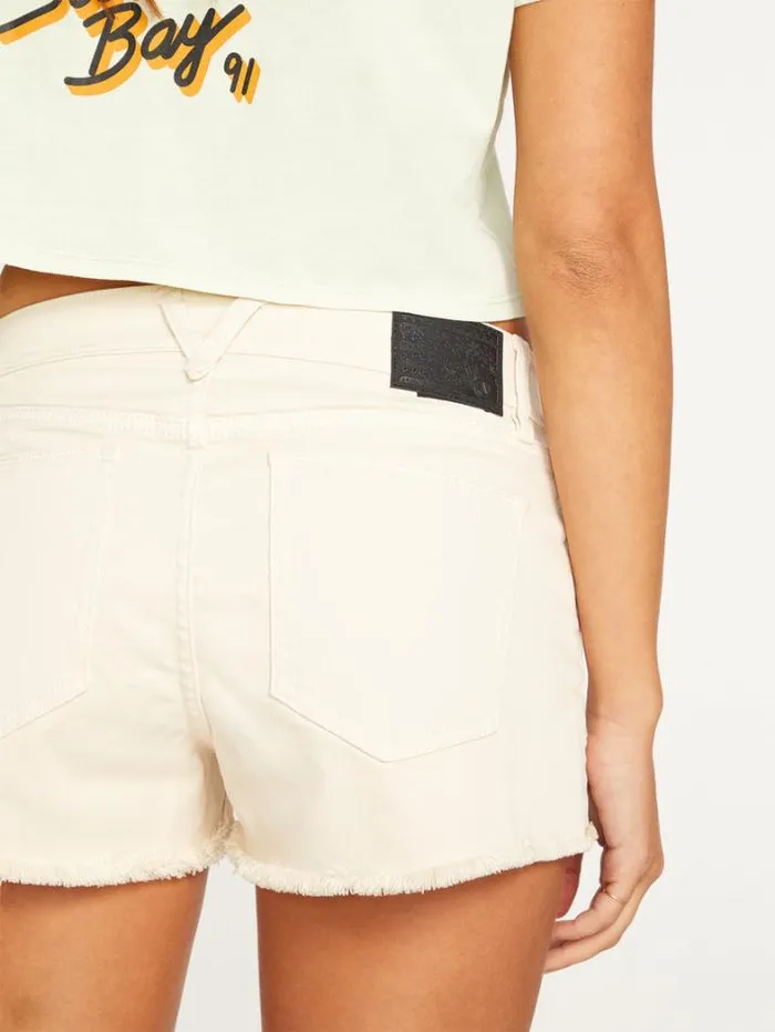Womens Bottoms Volcom Stoney Stretch Shorts 8211 Sand
