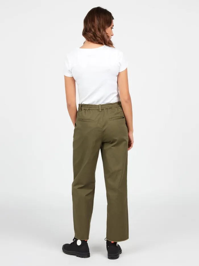 Womens Bottoms Volcom Thisthatthem Skate Pants 8211 Military