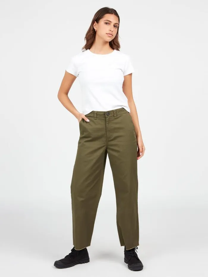 Womens Bottoms Volcom Thisthatthem Skate Pants 8211 Military