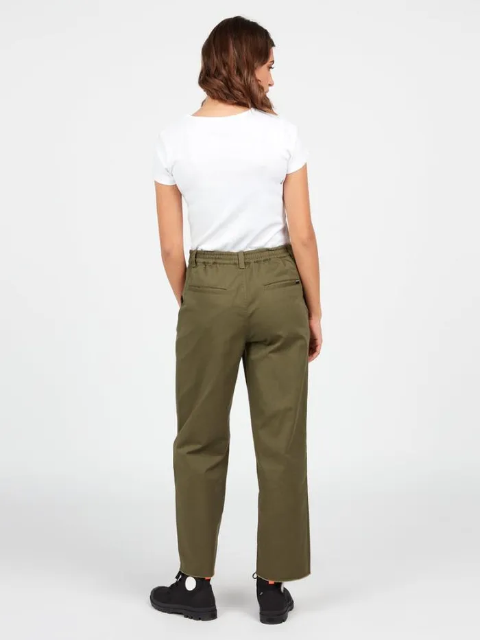 Womens Bottoms Volcom Thisthatthem Skate Pants 8211 Military
