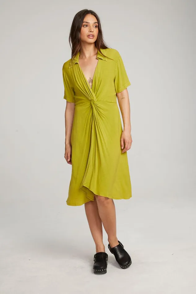 Womens Dresses Chaser Brand Elsa Citron Midi Dress