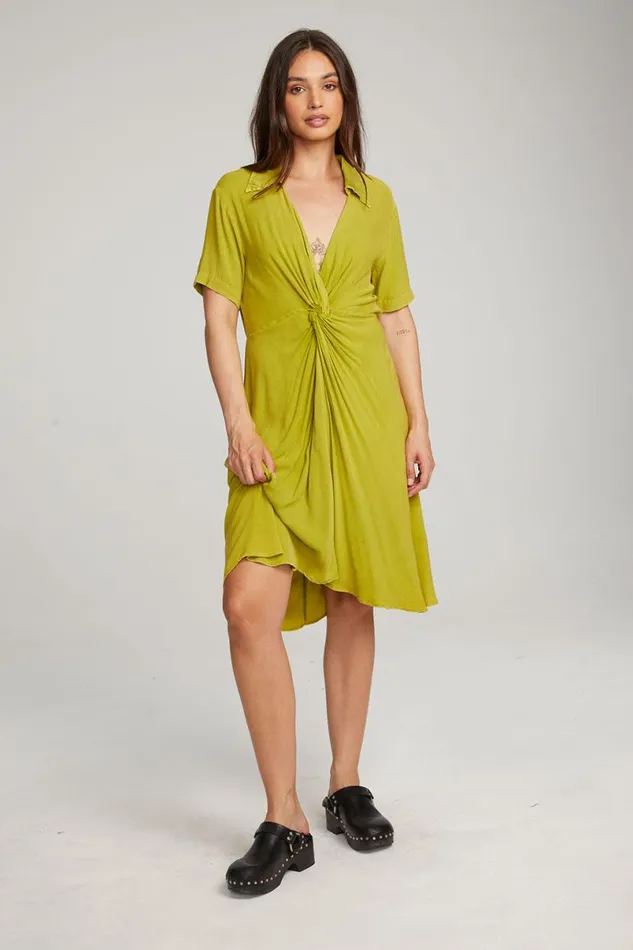 Womens Dresses Chaser Brand Elsa Citron Midi Dress