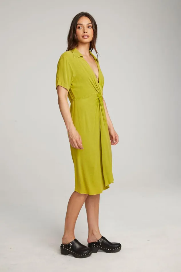 Womens Dresses Chaser Brand Elsa Citron Midi Dress