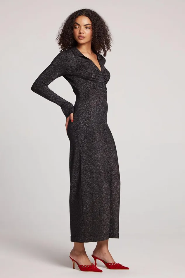 Womens Dresses Chaser Brand Fawn Licorice Maxi Dress