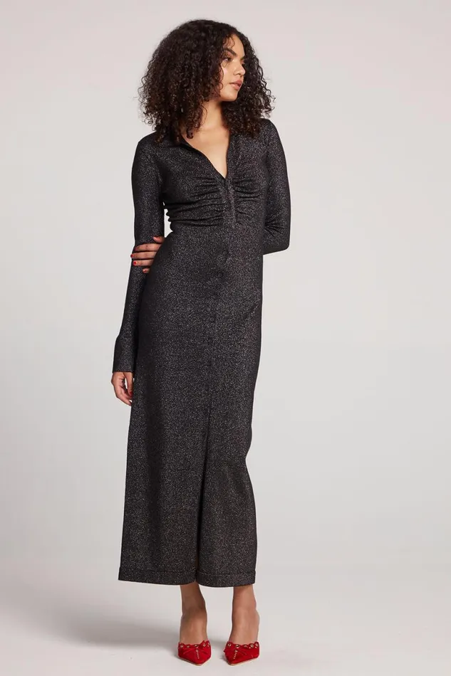 Womens Dresses Chaser Brand Fawn Licorice Maxi Dress