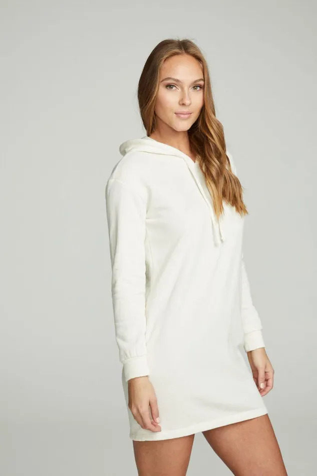 Womens Dresses Chaser Brand Long Sleeve Hoodie Dress