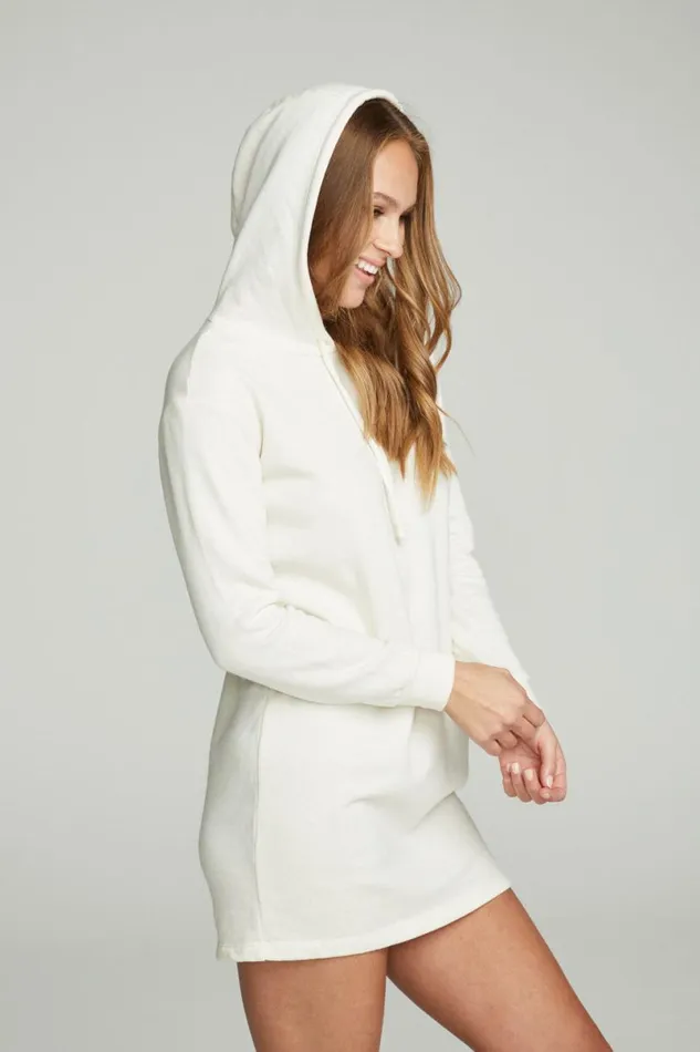 Womens Dresses Chaser Brand Long Sleeve Hoodie Dress
