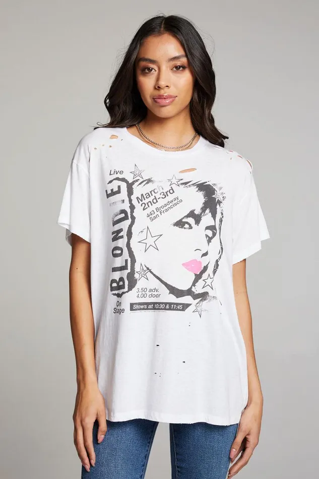 Womens Graphics Chaser Brand Blondie San Francisco Tee
