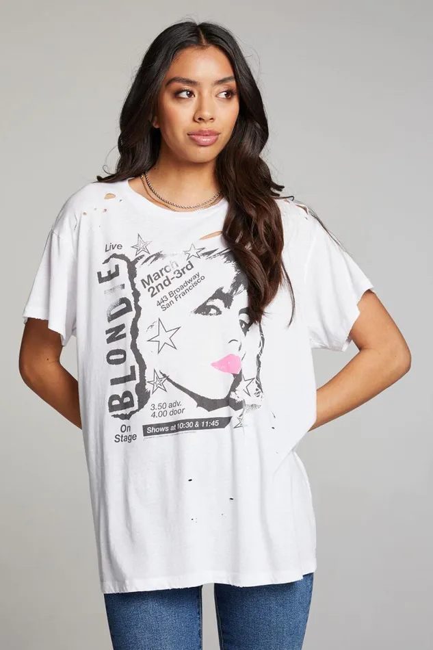 Womens Graphics Chaser Brand Blondie San Francisco Tee