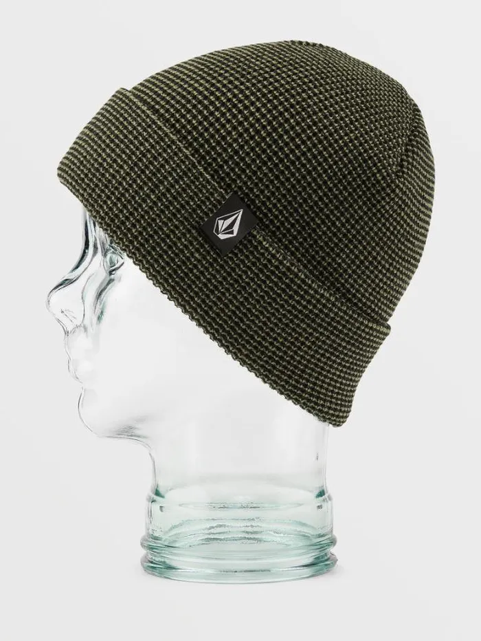 Womens Hats and Beanies Volcom VCo Baseline Beanie 8211 Light Military