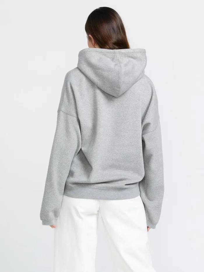 Womens Hoodies and Sweatshirts Volcom Stone Heart II Hoodie 8211 Heather Grey