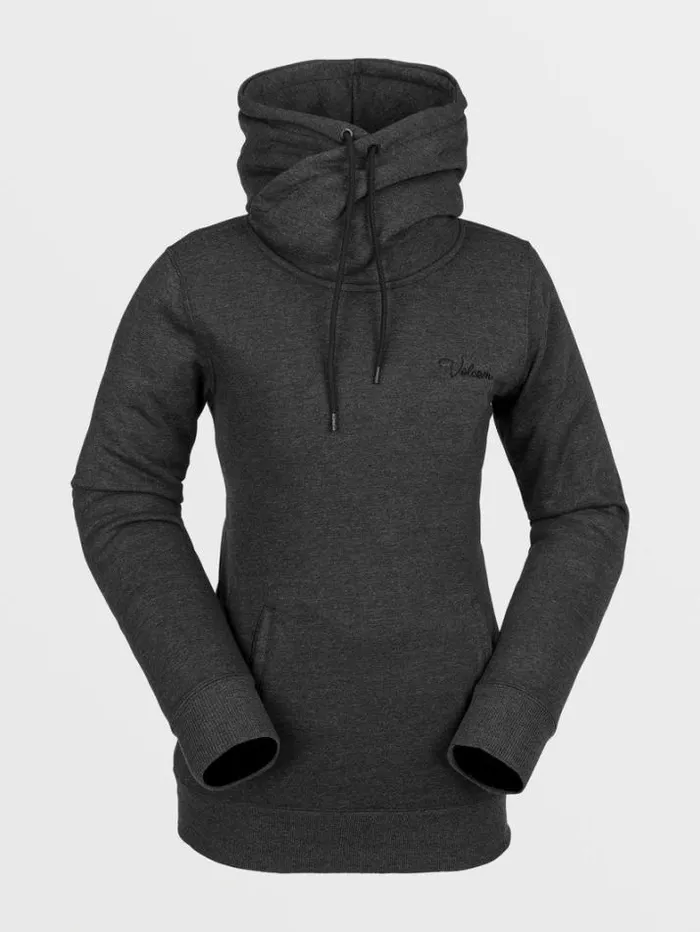 Womens Hoodies and Sweatshirts Volcom Tower Pullover Fleece 8211 Black