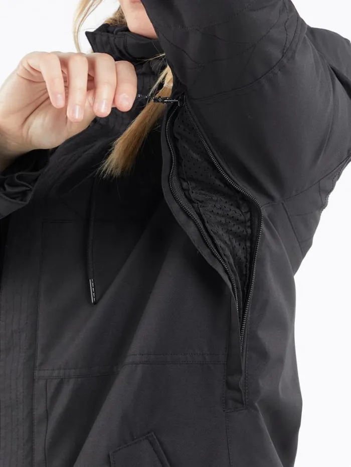 Womens Jackets Volcom Fawn Insulated Jacket 8211 Black