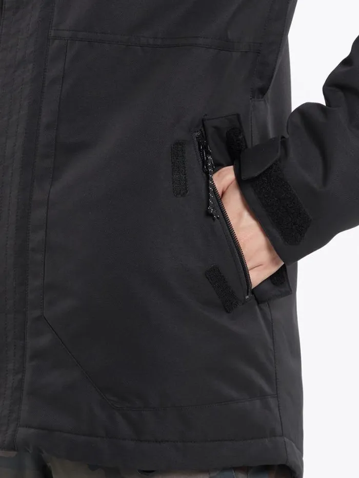 Womens Jackets Volcom Fawn Insulated Jacket 8211 Black