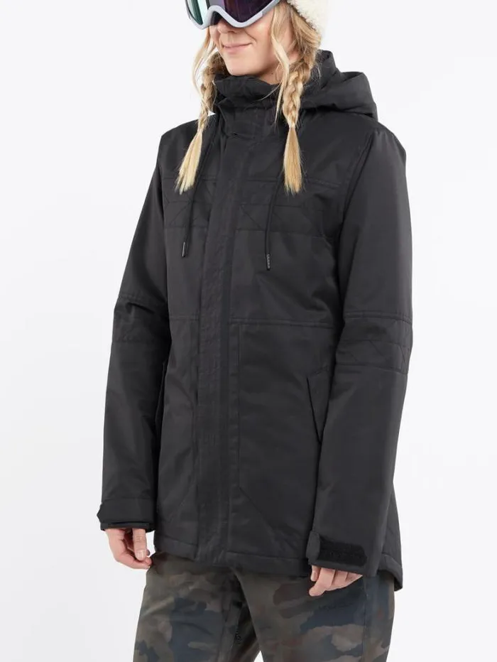 Womens Jackets Volcom Fawn Insulated Jacket 8211 Black