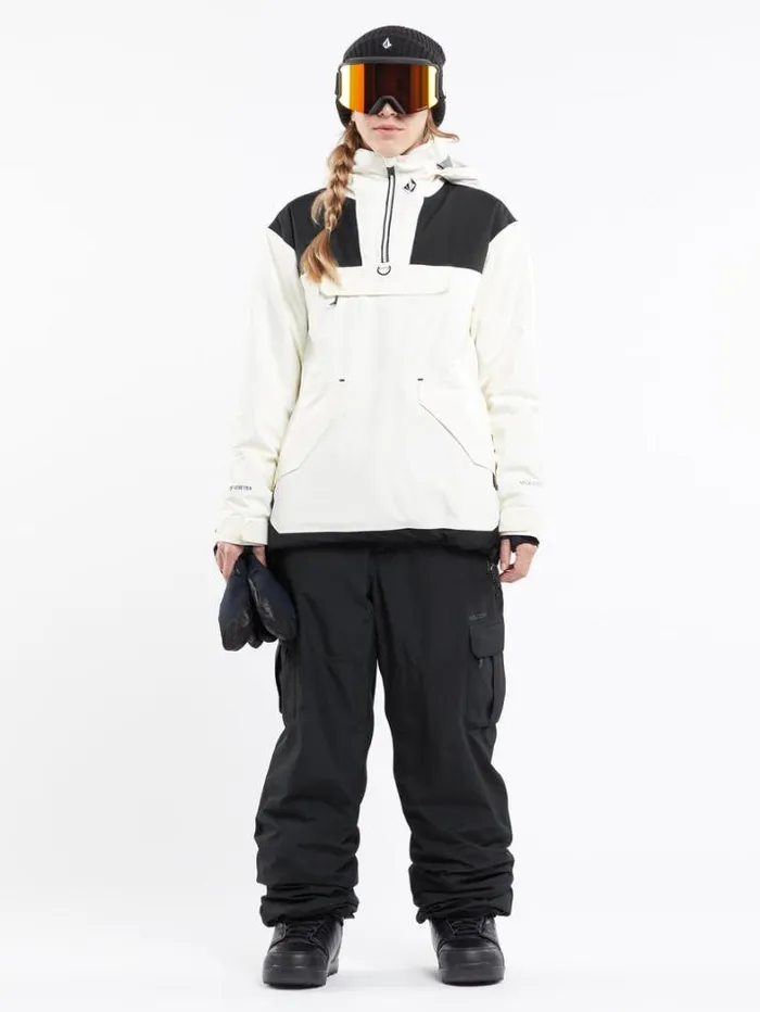 Womens Jackets Volcom Fern Insulated Gore Pullover 8211 Moonbeam