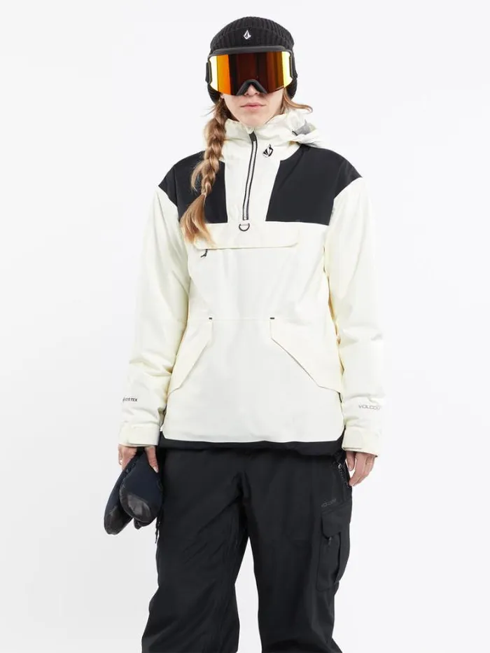 Womens Jackets Volcom Fern Insulated Gore Pullover 8211 Moonbeam