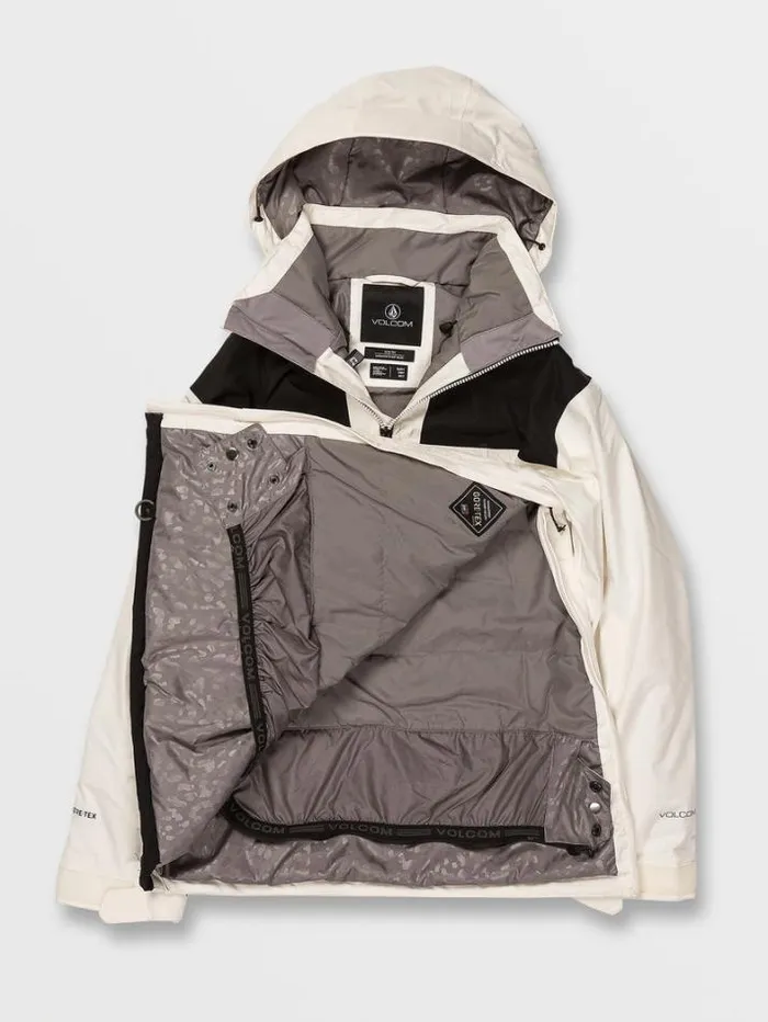 Womens Jackets Volcom Fern Insulated Gore Pullover 8211 Moonbeam