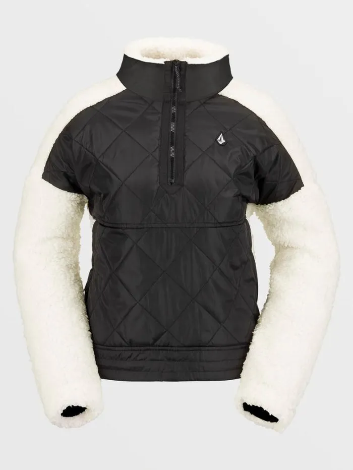 Womens Jackets Volcom Ferron Pullover Jacket 8211 Moonbeam