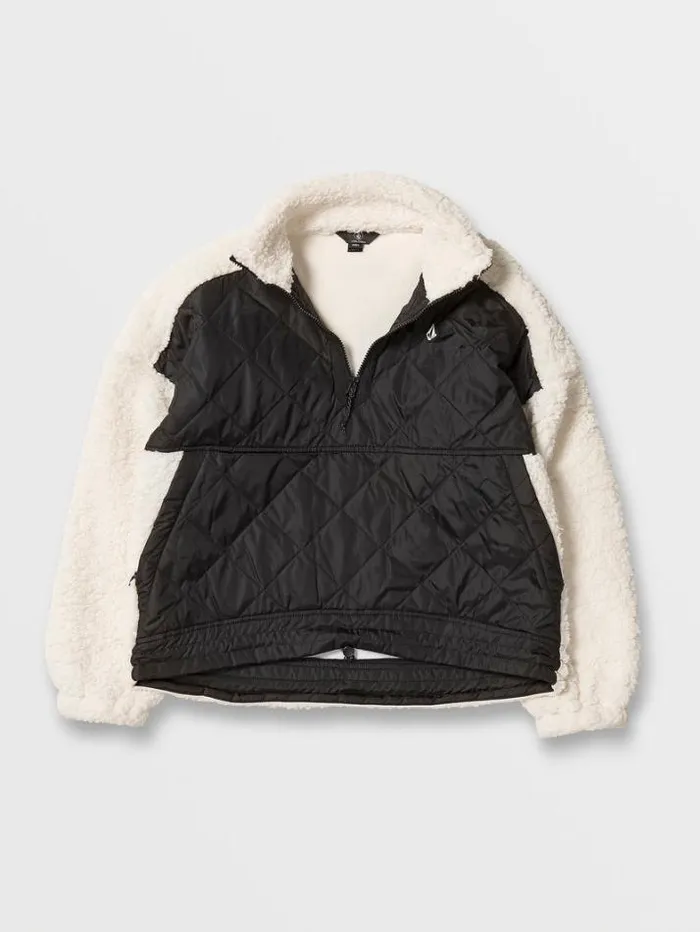 Womens Jackets Volcom Ferron Pullover Jacket 8211 Moonbeam