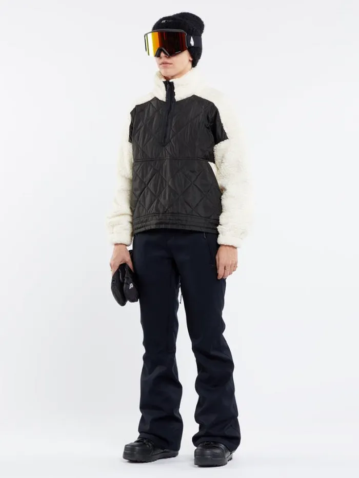 Womens Jackets Volcom Ferron Pullover Jacket 8211 Moonbeam